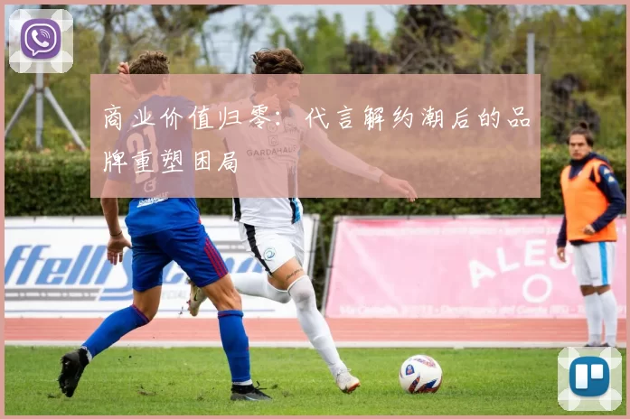 商业价值归零：代言解约潮后的品牌重塑困局